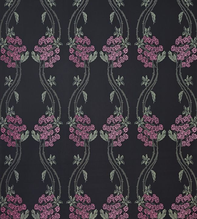 Autumn Berry Wallpaper - Blackberry - BG1100201 - Barneby Gates - Premier Wallcovering