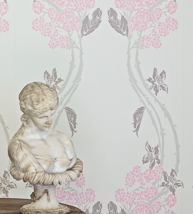 Autumn Berry Wallpaper - Vintage Pink - BG1100202 - Barneby Gates - Premier Wallcovering