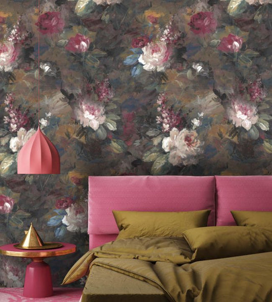 Ava Marika Wallpaper - Mural - Moody - Woodchip & Magnolia - WM - 083 - 4P - Premier Wallcovering