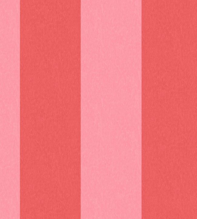 Awning Stripe Fabric - Candy Cane - Woodchip & Magnolia - WMF - 413 - 06LD - Premier Wallcovering