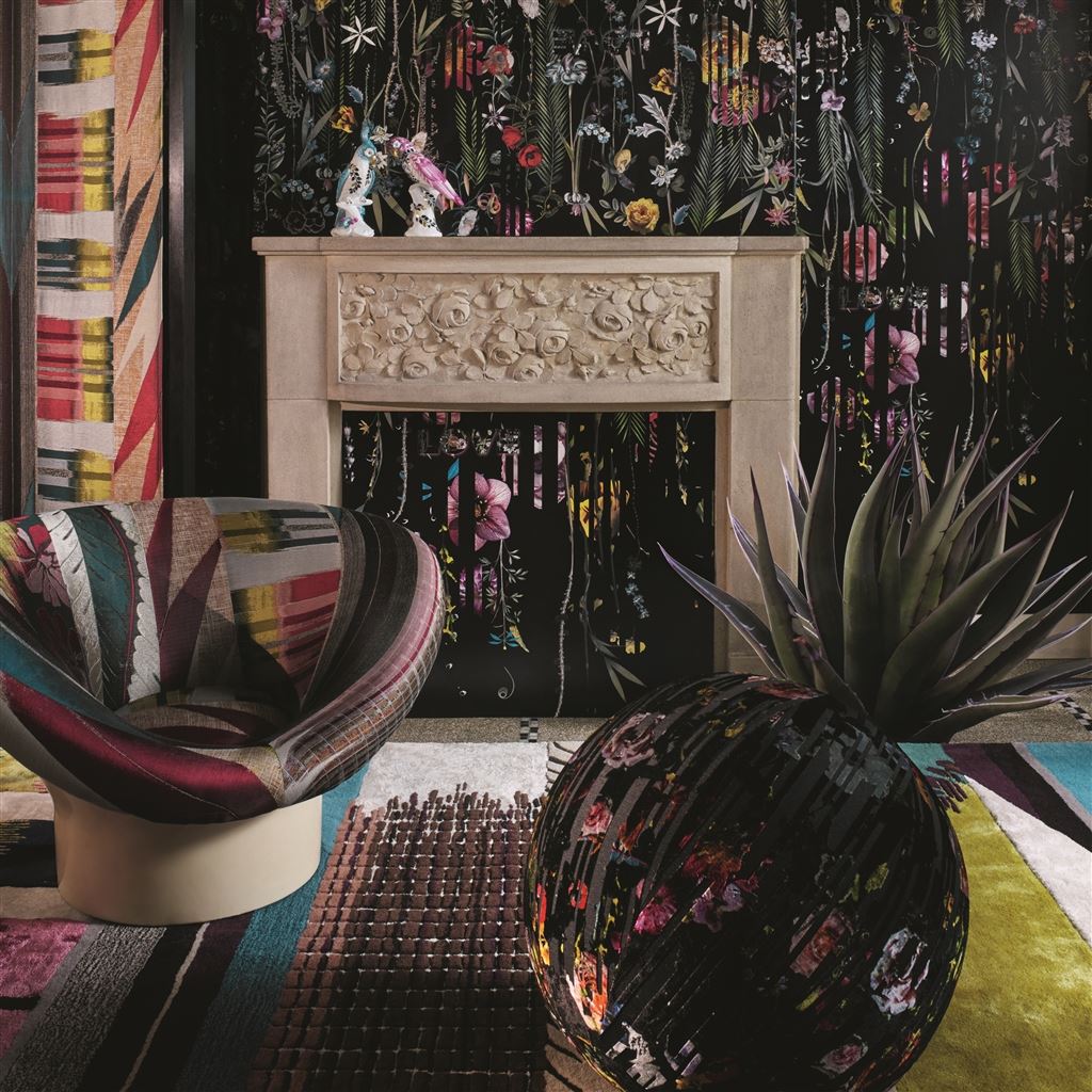 Babylonia Nights Soft Fabric - Crepuscule - Christian Lacroix - FCL7034/01 - Premier Wallcovering