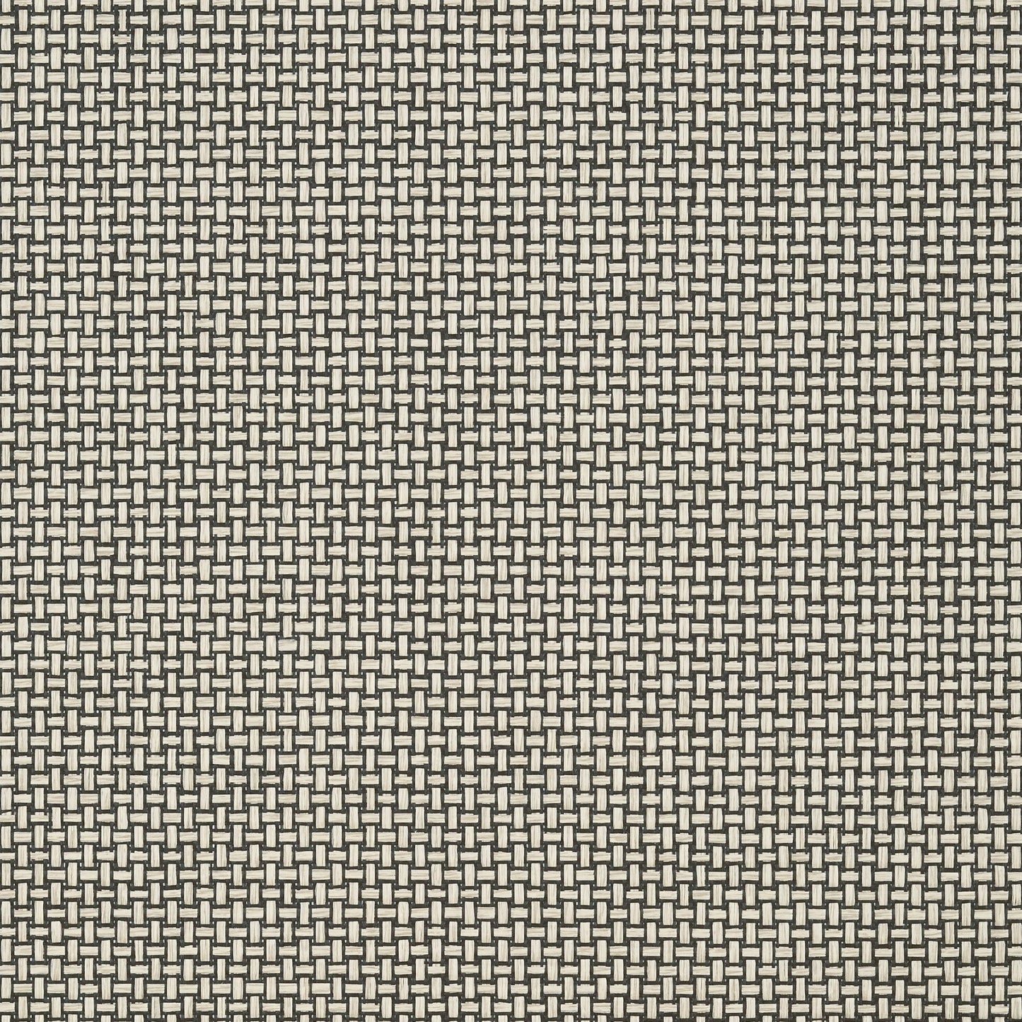 Baker Weave Wallpaper - Black on Linen - Thibaut - T2985 - Premier Wallcovering