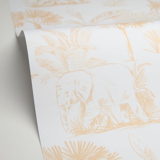 Balade Dans La Savane Wallpaper - Beige - Caselio - 105731010 - Premier Wallcovering