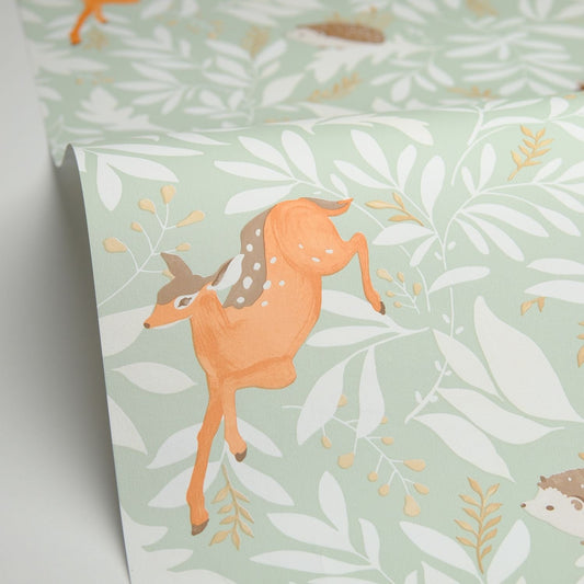 Balade En Foret Wallpaper - Amande - Caselio - 105747000 - Premier Wallcovering