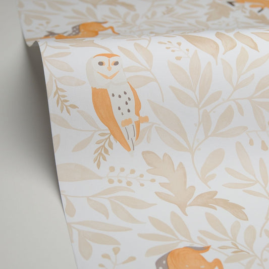 Balade En Foret Wallpaper - Beige - Caselio - 105741010 - Premier Wallcovering