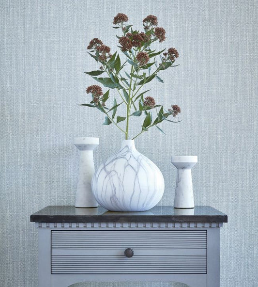 Baldwin Herringbone Wallpaper - Beige - Thibaut - T4056 - Premier Wallcovering