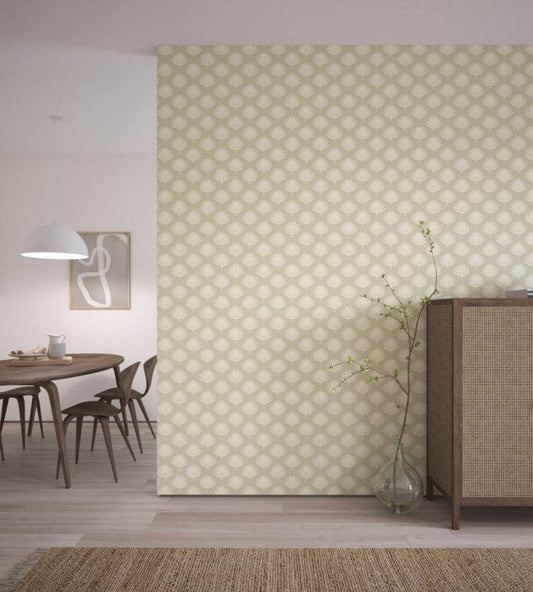 Ballari Wallpaper - Parchment - NESW112210 - Scion - Premier Wallcovering