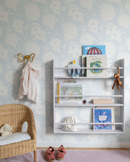 Ballongerna Wallpaper - Light Blue - Midbec - 29005 - Premier Wallcovering