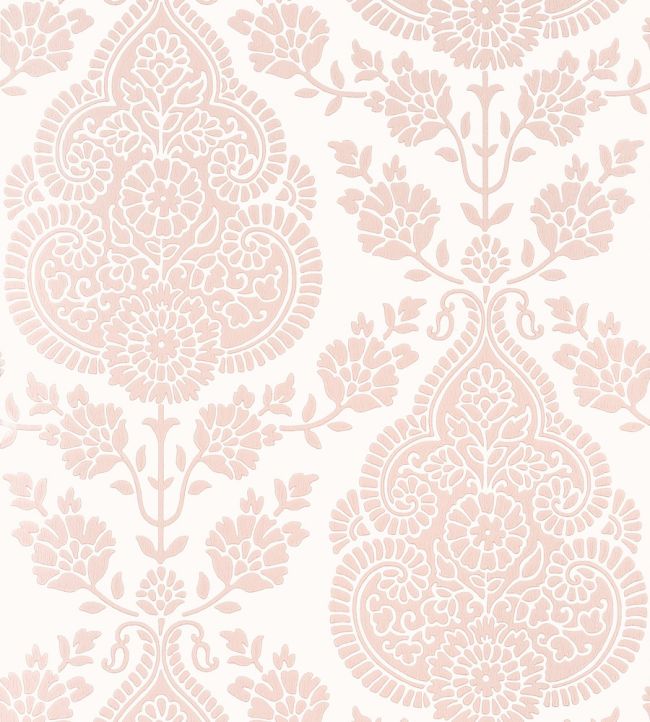 Balmuccia Damask Wallpaper - Blush - Anna French - AT57865 - Premier Wallcovering