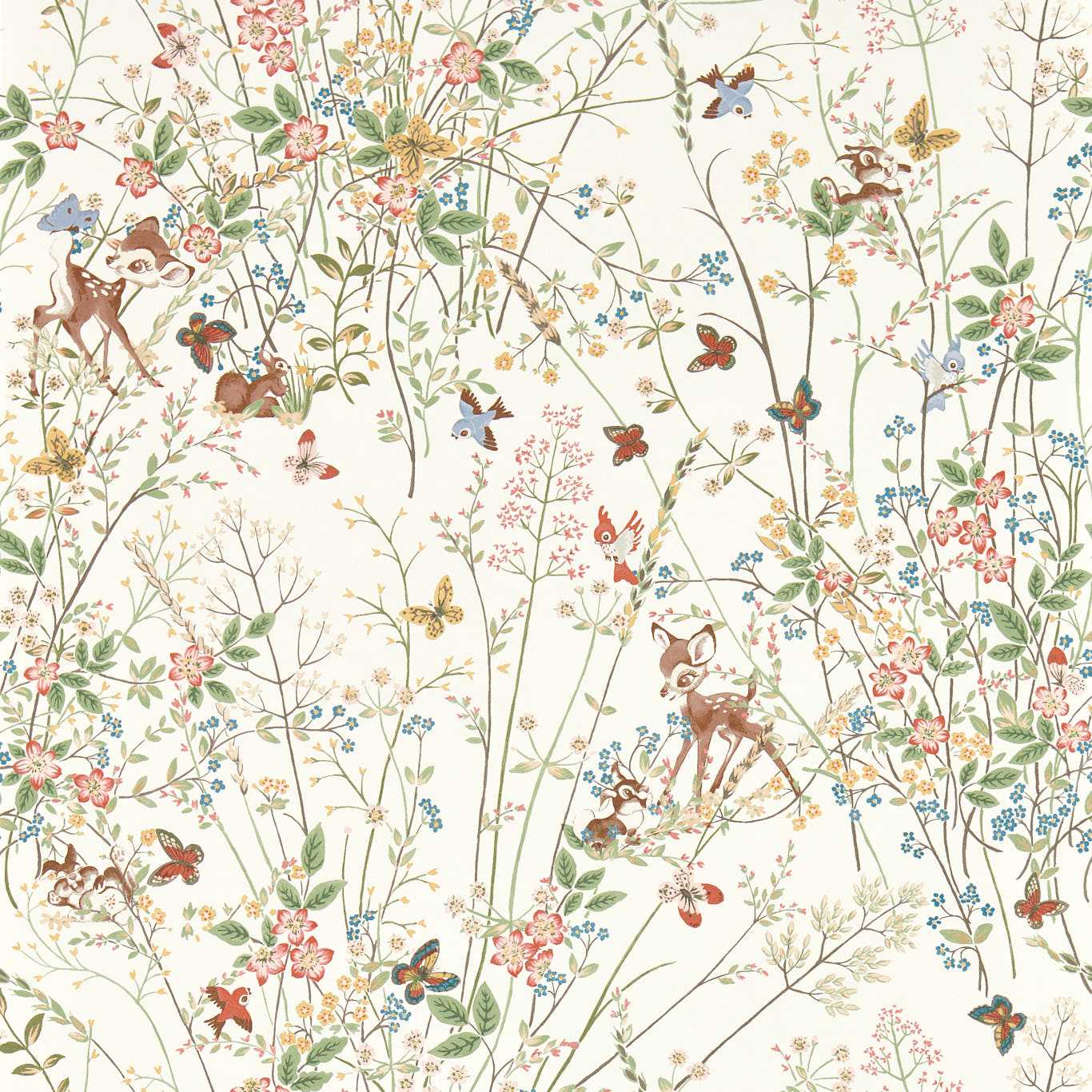 Bambi Wallpaper - Sugared Almonds - DDIW217276 - Sanderson - Premier Wallcovering