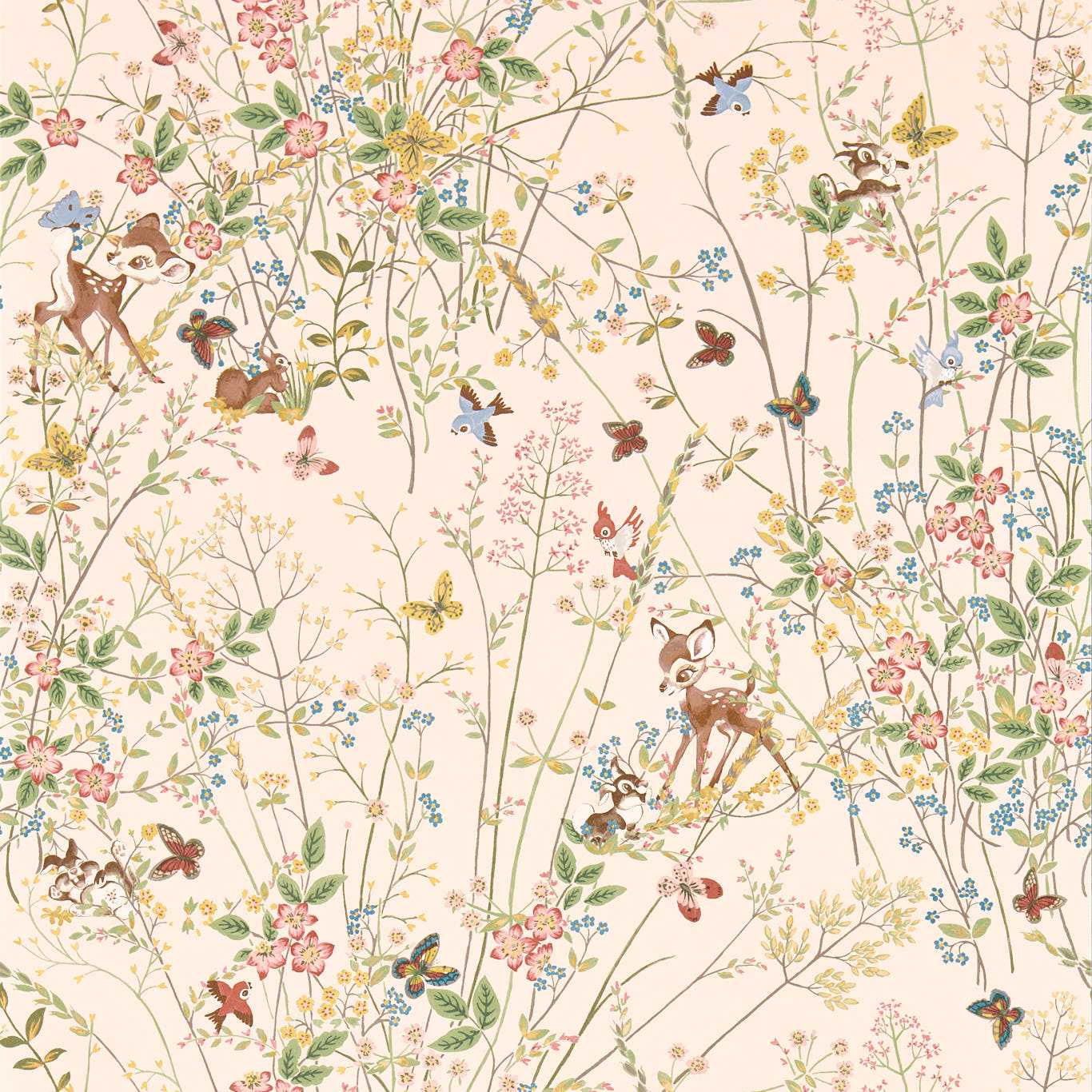 Bambi Wallpaper - Neapolitan - DDIW217279 - Sanderson - Premier Wallcovering