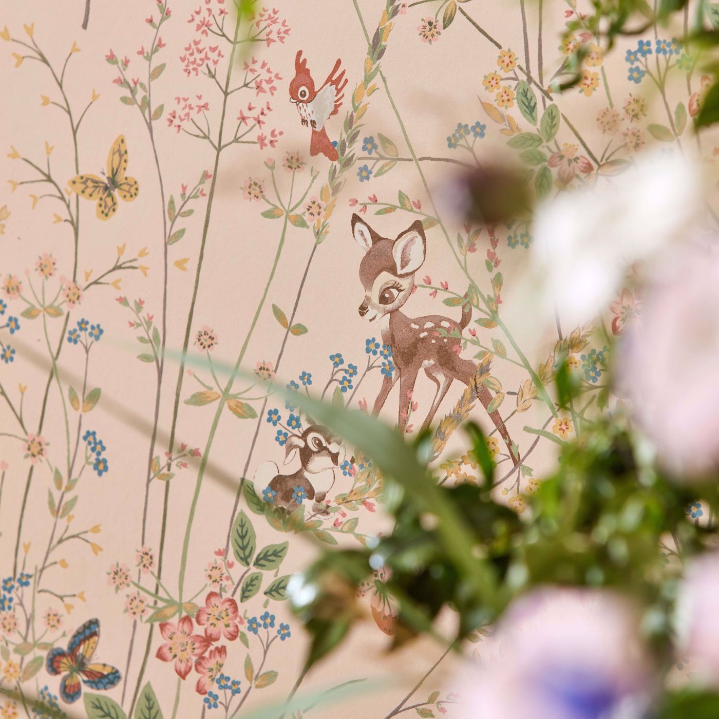 Bambi Wallpaper - Neapolitan - DDIW217279 - Sanderson - Premier Wallcovering