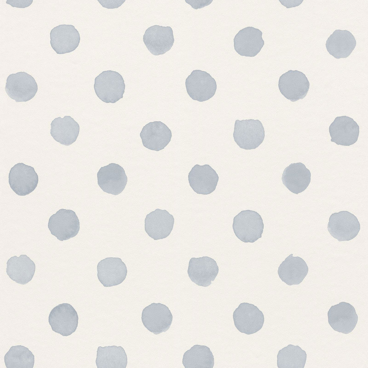 Bambino Polka Dot Painted Spot Wallpaper - Light Blue - Rasch - 252033 - Premier Wallcovering
