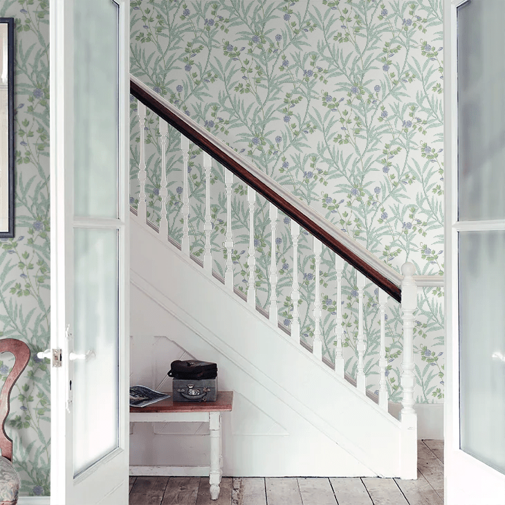 Bamboo Floral Wallpaper - Mambo - Little Greene - 0267BAMAMBO - Premier Wallcovering