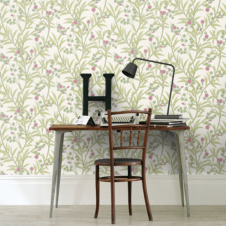 Bamboo Floral Wallpaper - Mischief - Little Greene - 0267BAMISCH - Premier Wallcovering