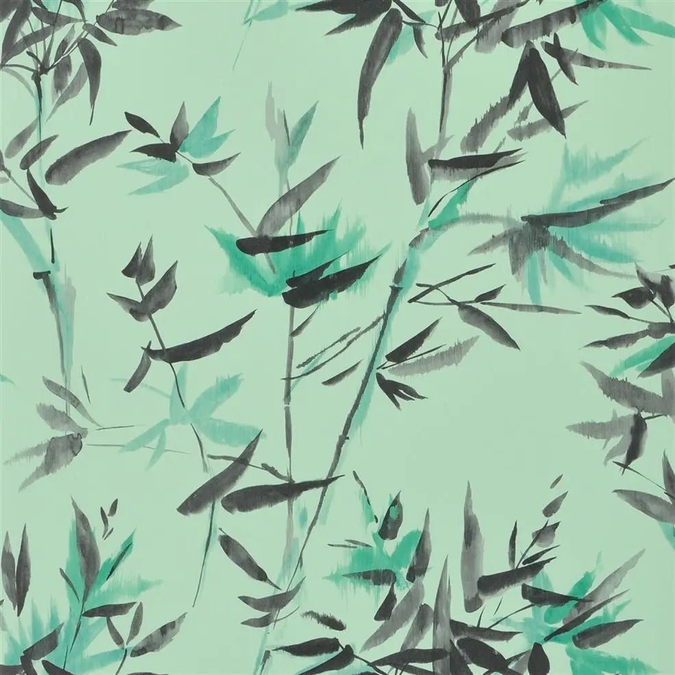 Bamboo Wallpaper - Jade - PDG652/04 - Designers Guild - Premier Wallcovering