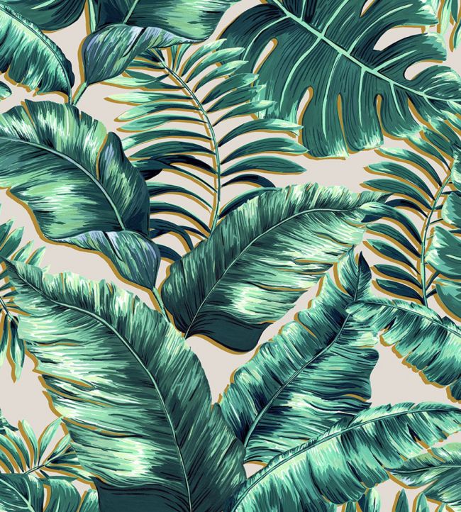 Banana Leaves Max Wallpaper - Blush Pink - Brand McKenzie - BMTD001/05B - Premier Wallcovering