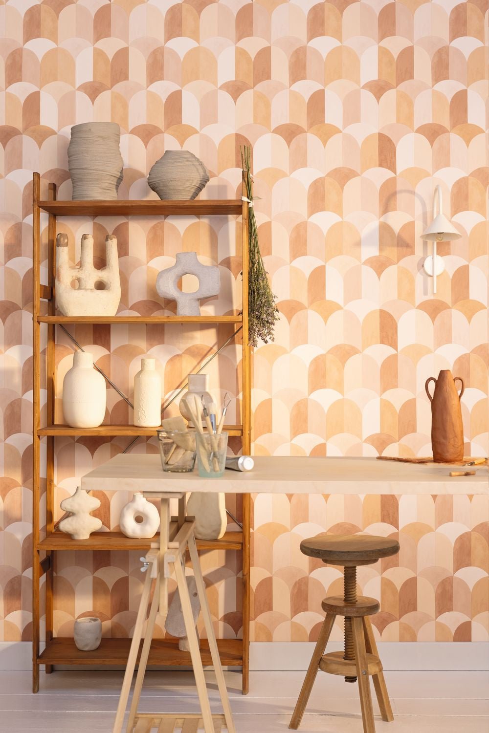 Bandol Wallpaper - Terracota - Caselio - 105448465 - Premier Wallcovering