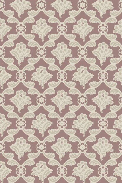 Barace Wallpaper - Pink - 6602 - Farrow & Ball - Premier Wallcovering