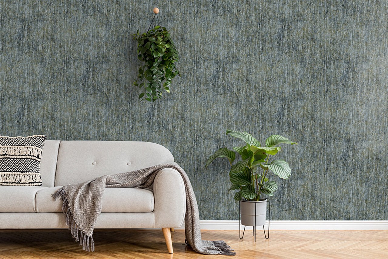 Bark Feel Wallpaper - Dark Blue - Hohenberger - 65013 - Premier Wallcovering