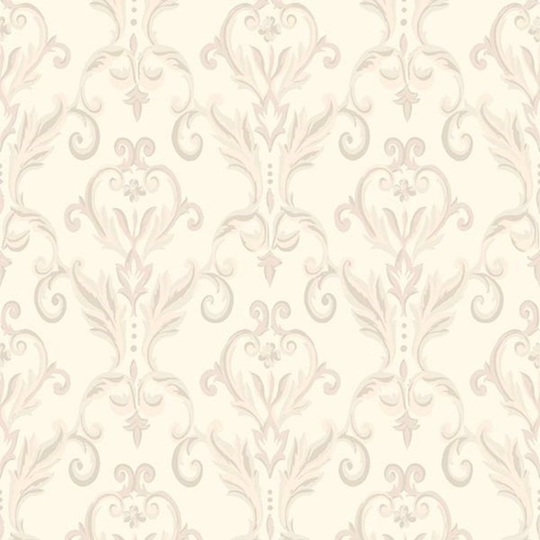 Baroque Heritage Wallpaper - Cream - K & K - 600101 - Premier Wallcovering