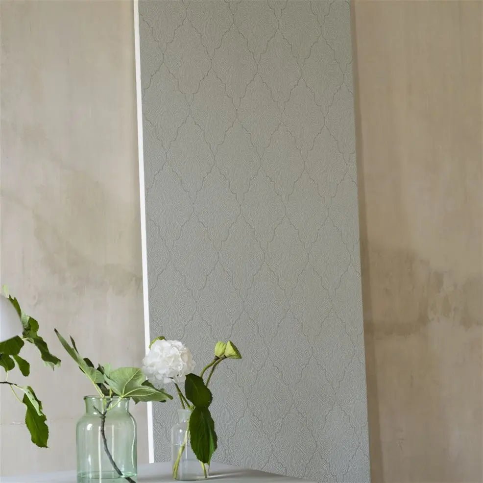 Basilica Wallpaper - Silver - PDG688/03 - Designers Guild - Premier Wallcovering