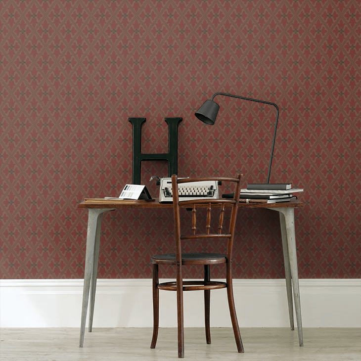 Bayham Abbey Wallpaper - Spanish Gold - Little Greene - 0277BASPANI - Premier Wallcovering