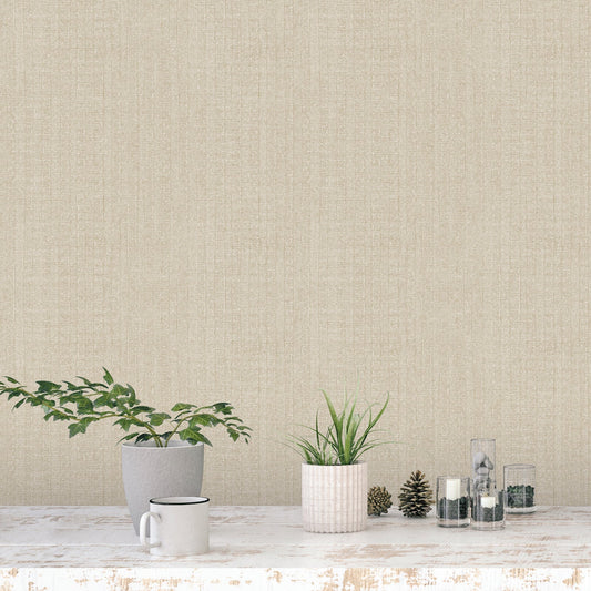 Bazaar African Weave Wallpaper - Sand - Galerie - G78319 - Premier Wallcovering
