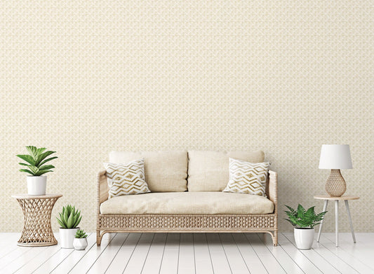 Bazaar Geo Wallpaper - Beige - Galerie - G78289 - Premier Wallcovering
