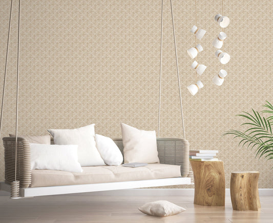 Bazaar Geo Wallpaper - Cinnamon - Galerie - G78290 - Premier Wallcovering