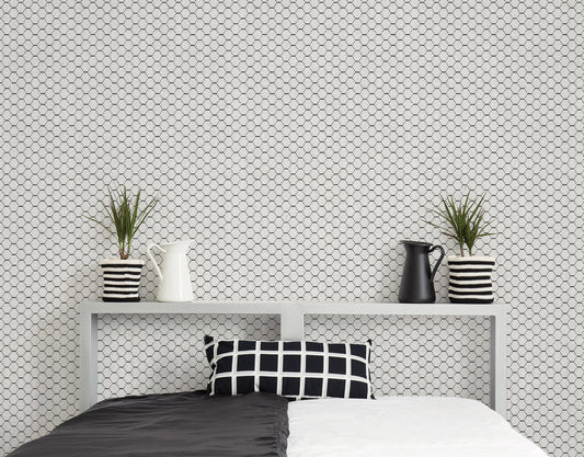 Bazaar Honey Comb Wallpaper - Grey / Black - Galerie - G78293 - Premier Wallcovering