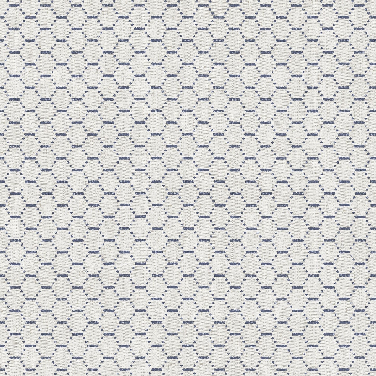 Bazaar Honey Comb Wallpaper - Beige / Blue - Galerie - G78295 - Premier Wallcovering