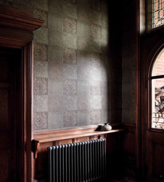 Bazaar Wallpaper - Pewter - 113/2005 - Cole & Son - Premier Wallcovering