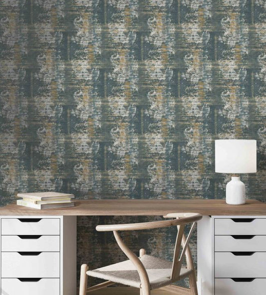 Bazaar Wallpaper - Indigo - Arley House - BAZAAR2 - Premier Wallcovering