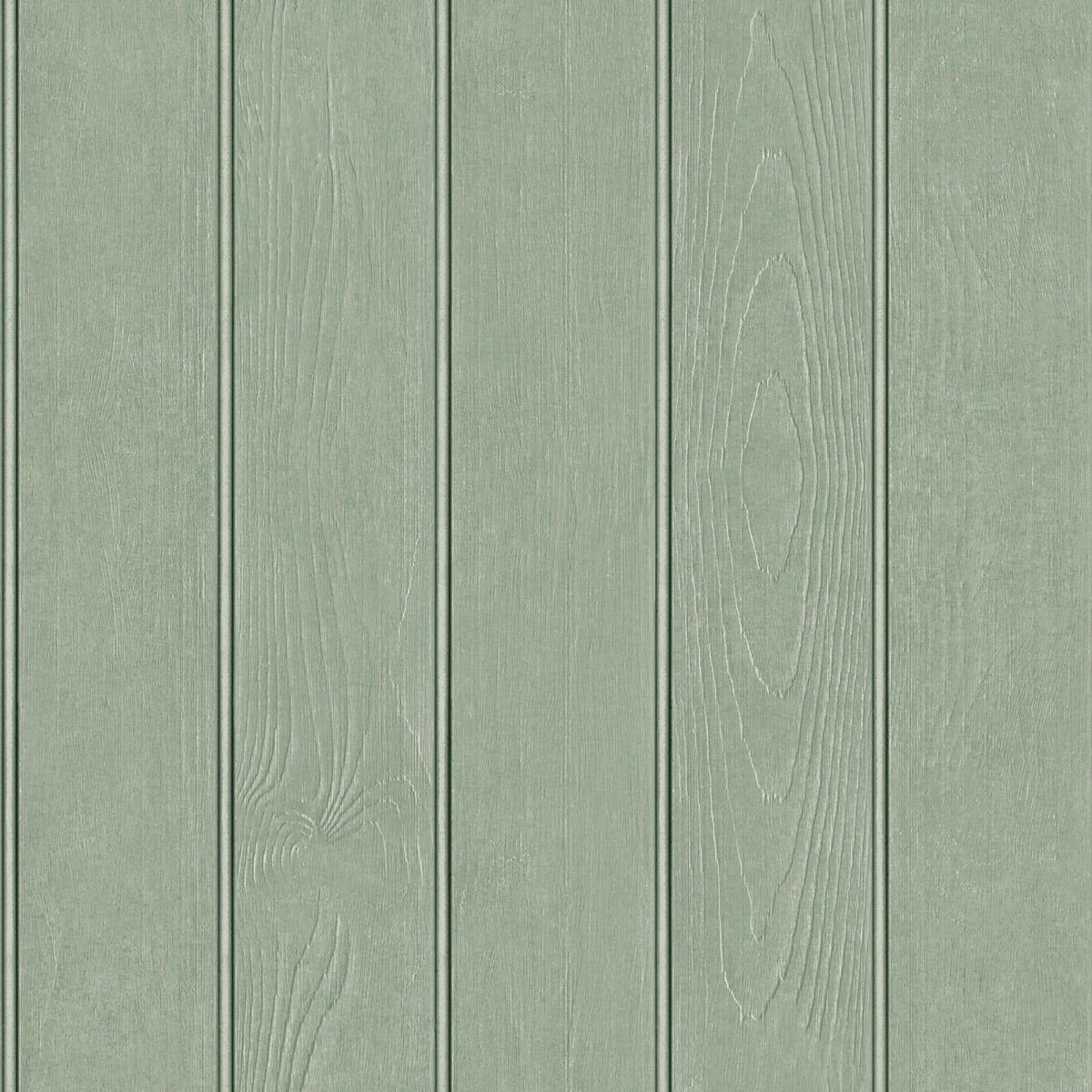 Beaded Wood Panel Wallpaper - Sage Green - Belgravia - 5910 - Premier Wallcovering
