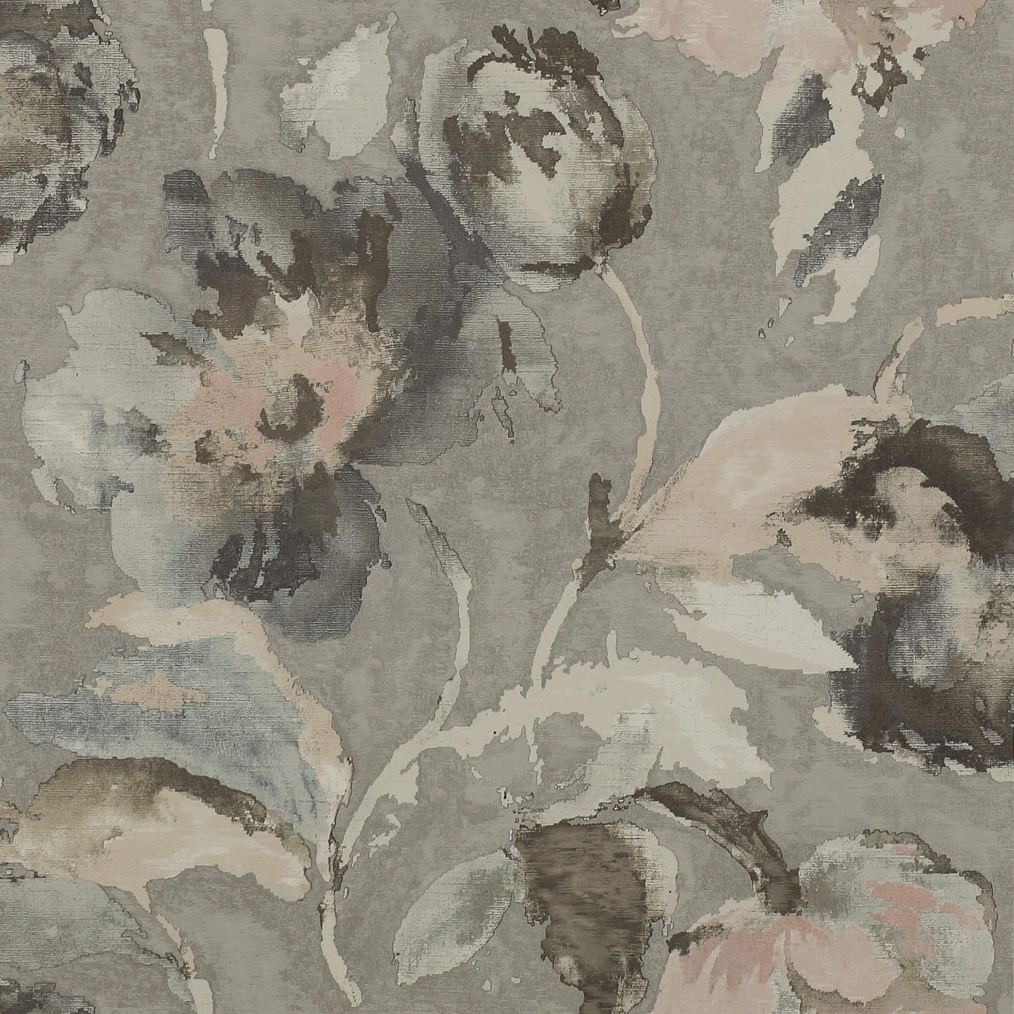 Beatrice Wallpaper - Silver/Pink - J162W - 01 - Jane Churchill - Premier Wallcovering