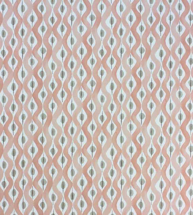Beau Rivage Wallpaper - Pink/Taupe - Nina Campbell - NCW4301 - 02 - Premier Wallcovering
