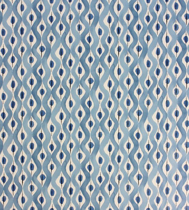 Beau Rivage Wallpaper - Blue/Indigo - Nina Campbell - NCW4301 - 06 - Premier Wallcovering