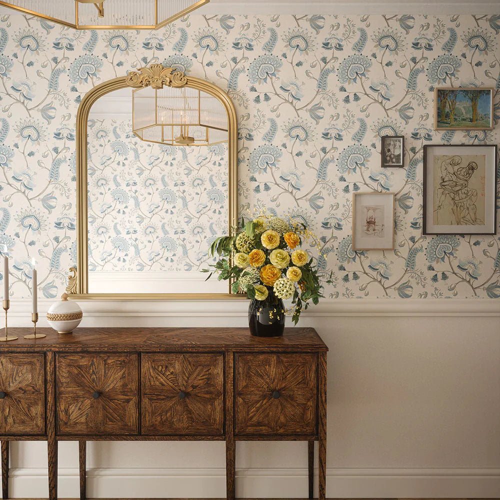Beaumont Plain Wallpaper - Ecru - LAN100110 - Lucie Annabel - Premier Wallcovering