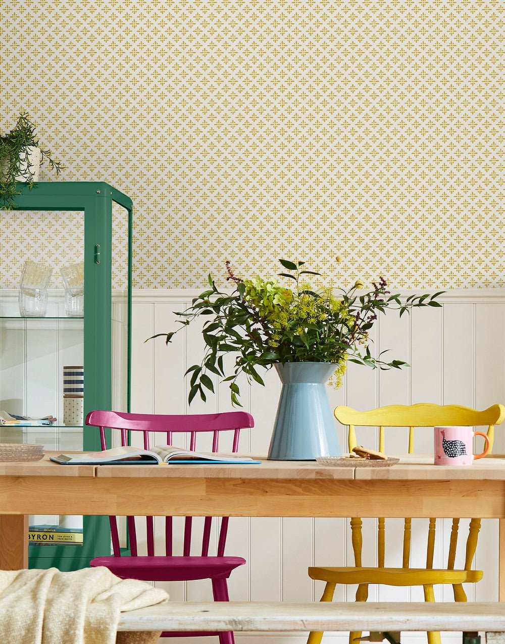 Beckett Star Wallpaper - Antique Gold - Joules - 118578 - Premier Wallcovering