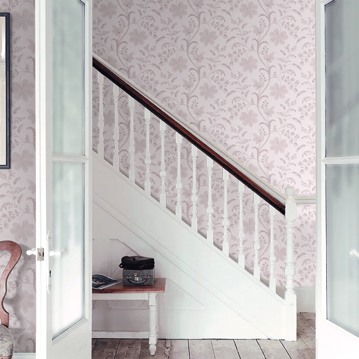 Bedford Square Wallpaper - Hellebore - Little Greene - 0256BSHELLE - Premier Wallcovering