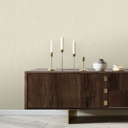 Bellini Vasari Plain Wallpaper - Cream Gold - Rasch - 526752 - Premier Wallcovering