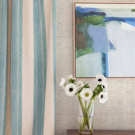 Bellport Wallpaper - Blue - Blithfield - 610-01 - Premier Wallcovering