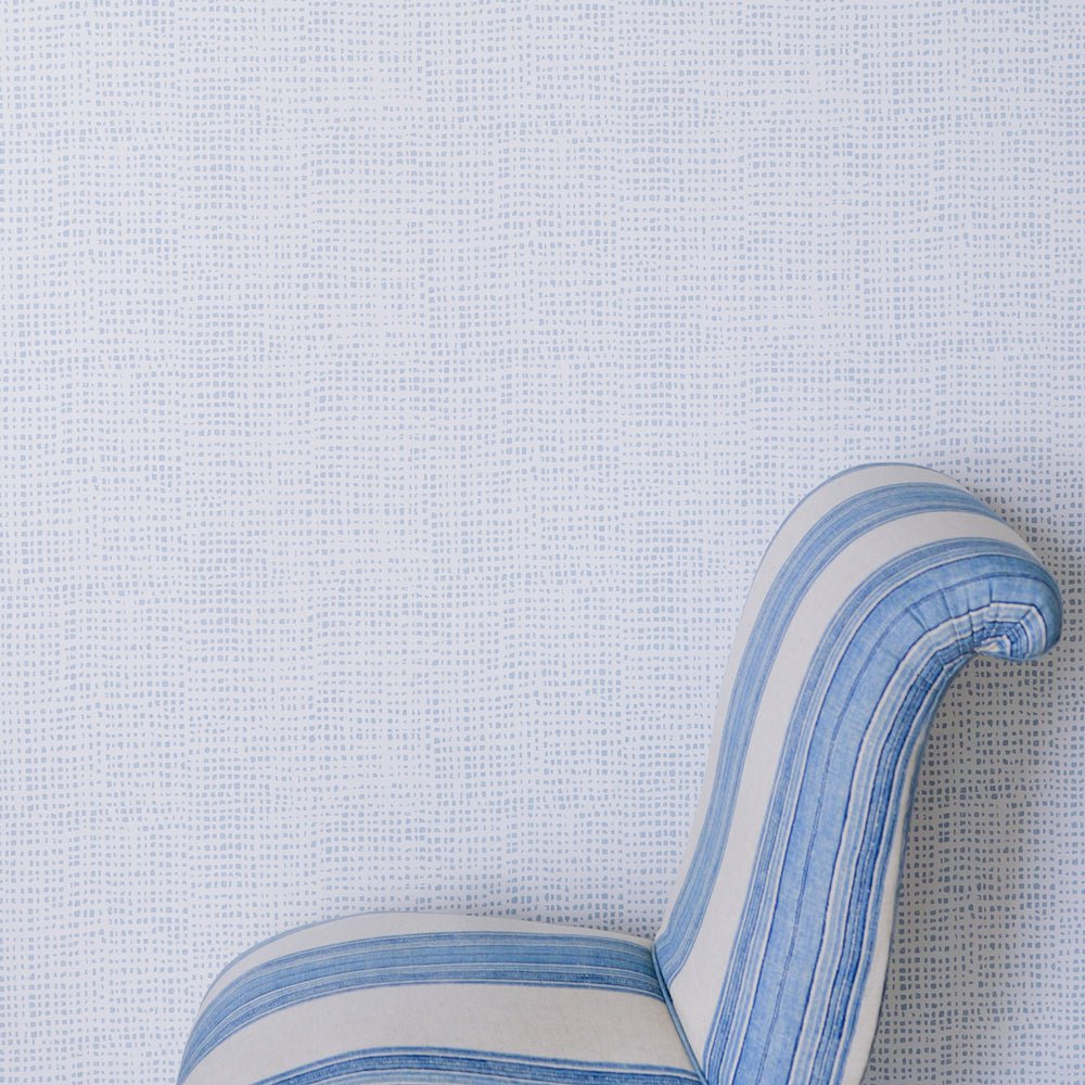 Bellport Wallpaper - Aqua - Blithfield - 610-04 - Premier Wallcovering