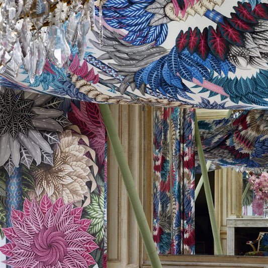 Belorizonte Fabric - Azur - Christian Lacroix - FCL7072/01 - Premier Wallcovering