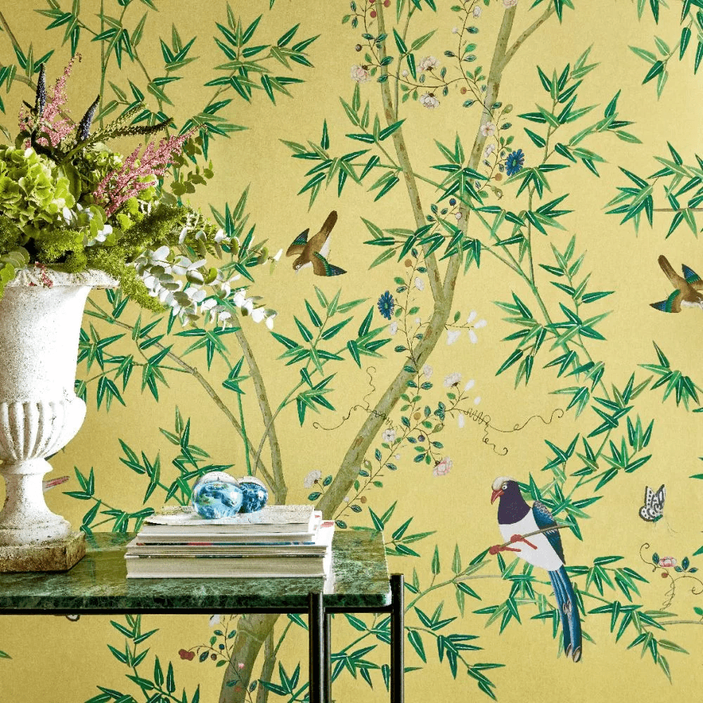 Belton Scenic - 3 panels Wallpaper Mural - Sunbeam - Little Greene - 0245BSSUNBE - Premier Wallcovering