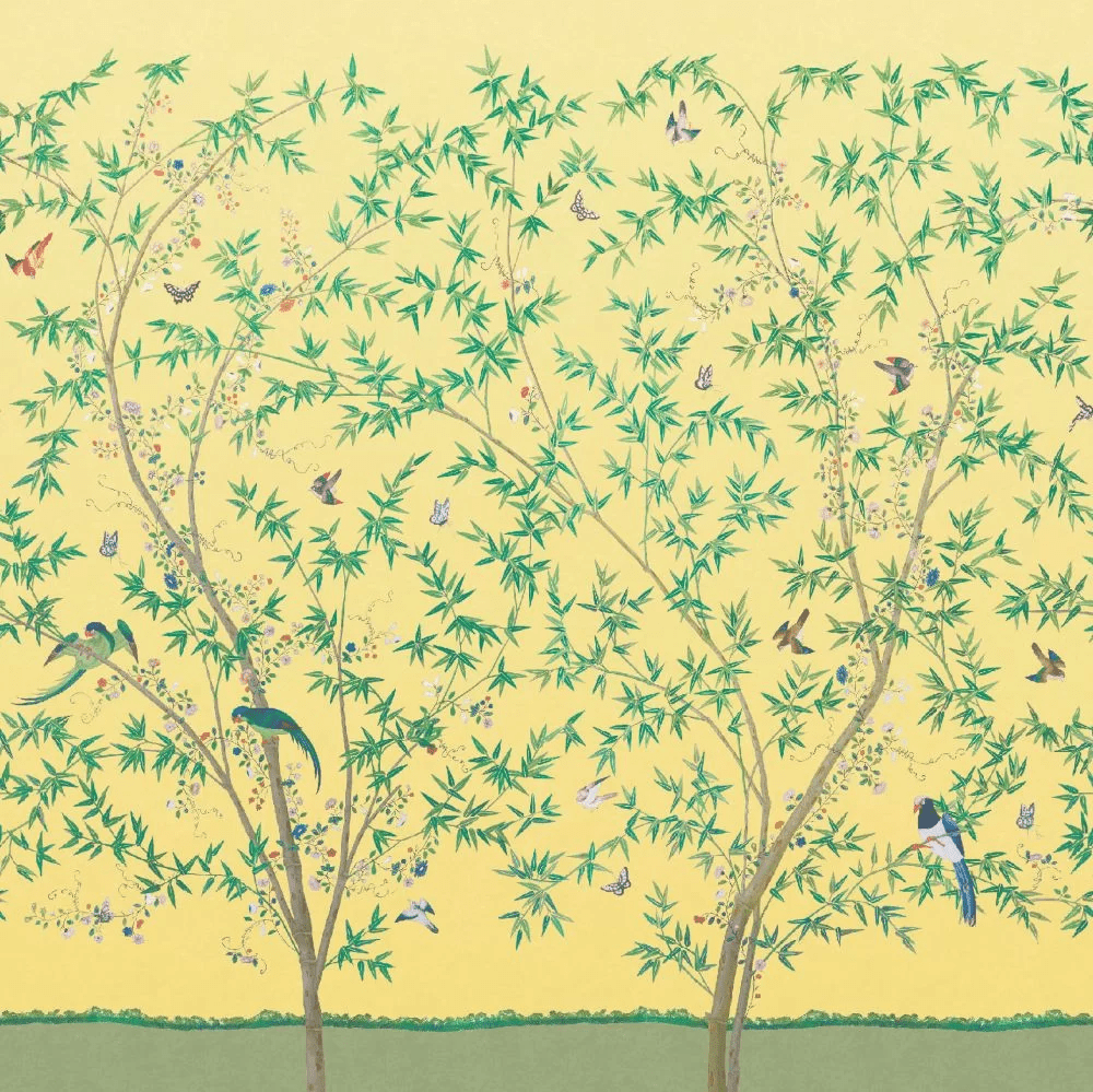 Belton Scenic - 3 panels Wallpaper Mural - Sunbeam - Little Greene - 0245BSSUNBE - Premier Wallcovering