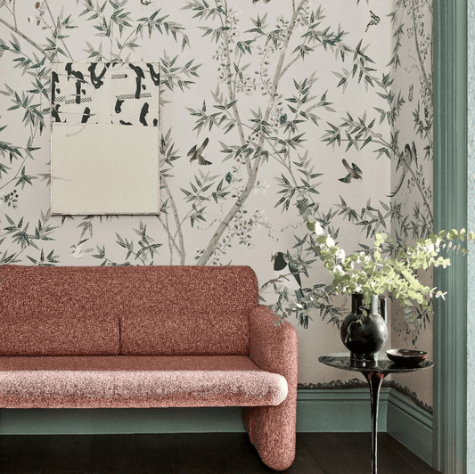 Belton Scenic - 3 panels Wallpaper Mural - Oyster - Little Greene - 0245BSOYSTE - Premier Wallcovering
