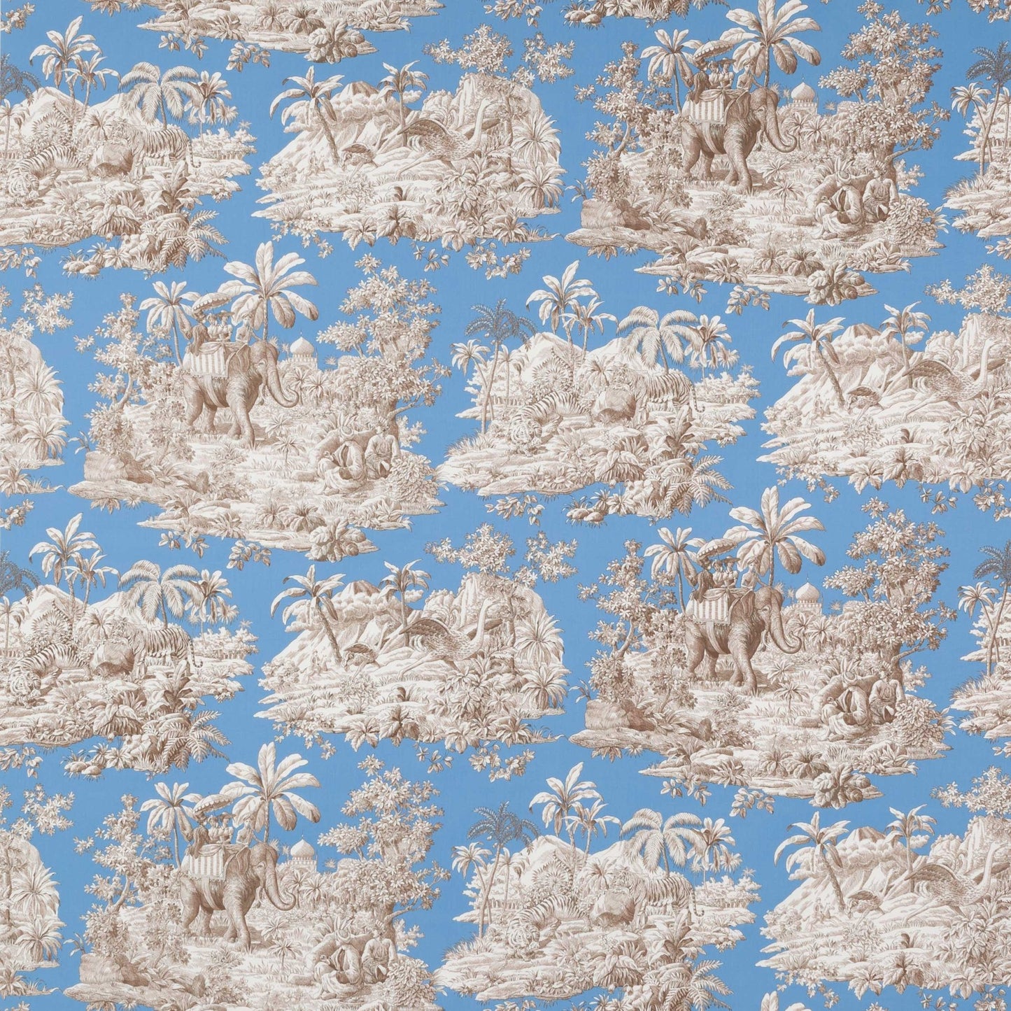 Bengale Fabric - Bleu - Manuel Canovas - M4081-05 - Premier Wallcovering