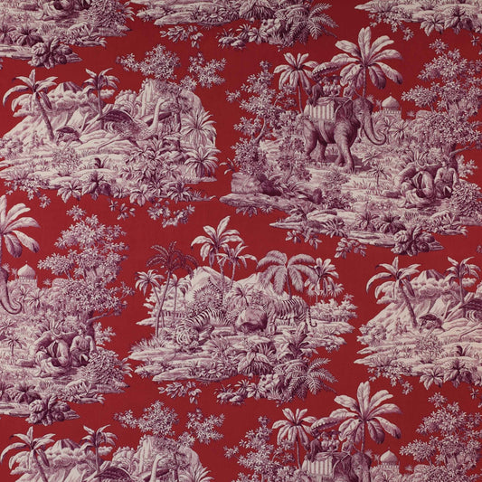 Bengale Fabric - Grenat - Manuel Canovas - 01468/02 - Premier Wallcovering